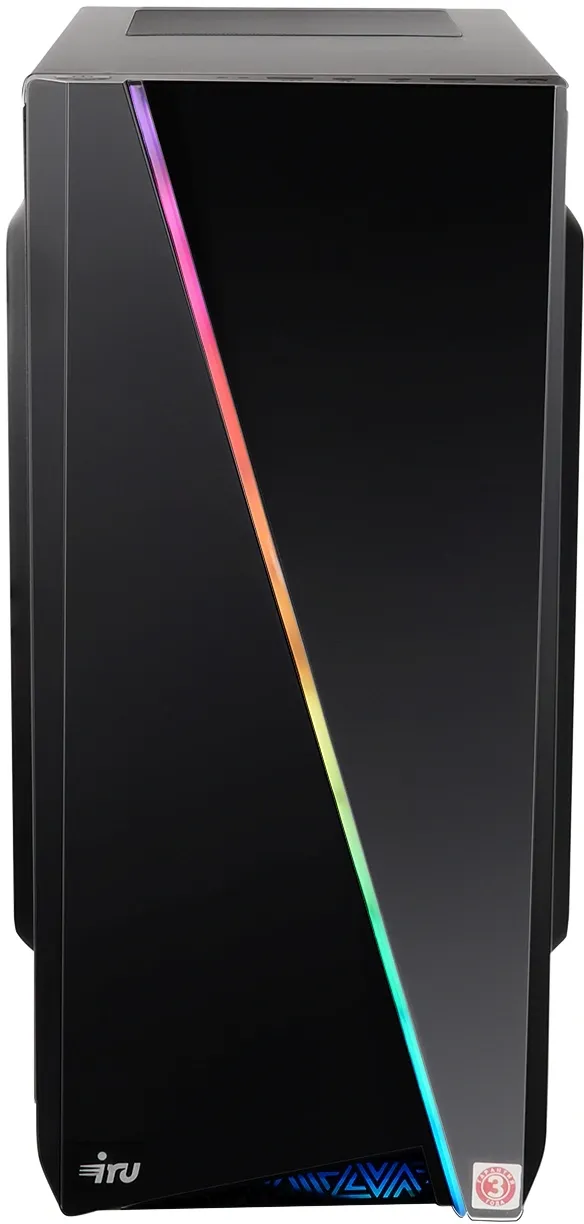 ПК IRU Tactio 320A5GER MT Ryzen 5 5600G (3.9) 16Gb SSD512Gb RGr без ОС GbitEth 500W черный (2106786)