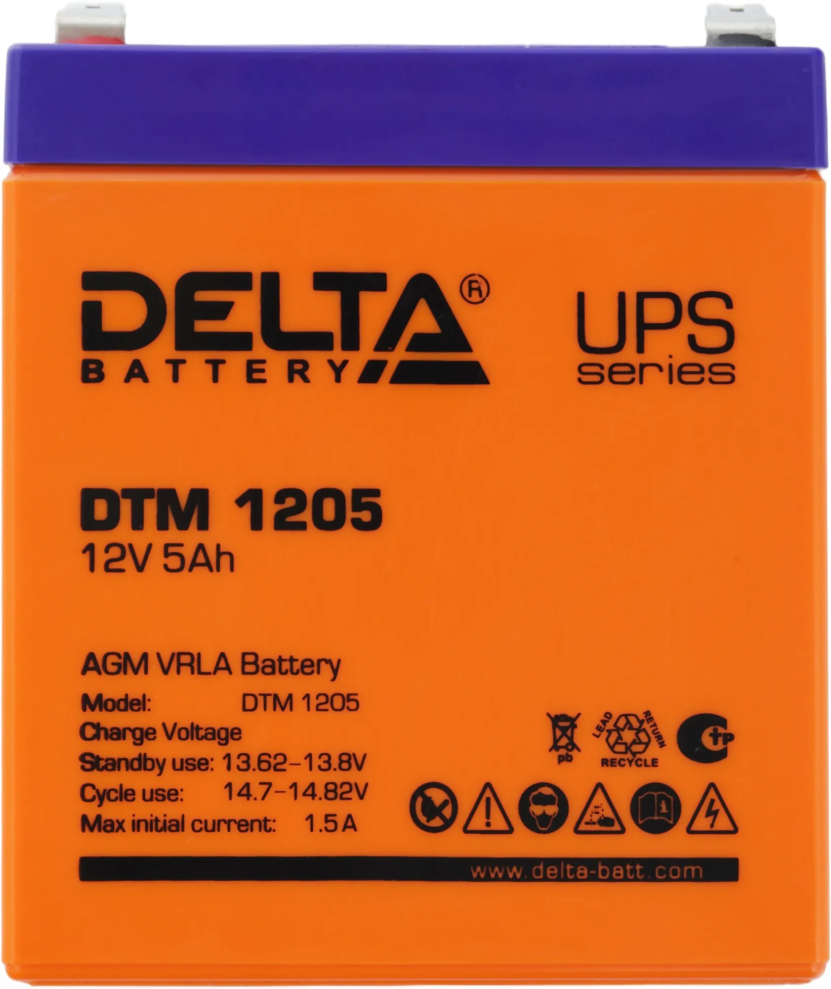 Батарея для ИБП Delta DTM 1205 12В 5Ач