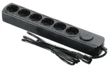 Сетевой фильтр Ippon BK112 1.8м (6 розеток) черный (коробка)