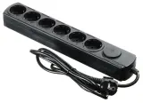 Сетевой фильтр Ippon BK252 5м (6 розеток) черный (коробка)