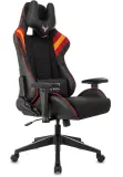 Кресло игровое Zombie VIKING 4 AERO черный/красный ткань/эко.кожа с подголов. крестов. пластик Image