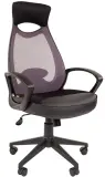 Офисное кресло Chairman    840 Россия черный пластик  TW-04 серый