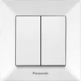 Выключатель Panasonic Arkedia скрыт. 2кл. IP20 белый глянцевый (упак.:1шт) (WMTC00132WH-RU)