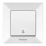 Выключатель Panasonic Arkedia скрыт. 1кл. кнопоч.нажим. IP20 белый глянцевый (упак.:1шт) (WMTC00162WH-RU)