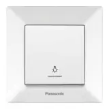 Выключатель Panasonic Arkedia скрыт. 1кл. с подсветкой IP20 белый глянцевый (упак.:1шт) (WMTC00172WH-RU)