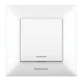 Выключатель Panasonic Arkedia Slim скрыт. 1кл. с подсветкой IP20 белый (упак.:1шт) (WNTC00022WH-RU)