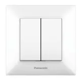 Переключатель Panasonic Arkedia Slim скрыт. 2кл. IP20 белый (упак.:1шт) (WNTC00112WH-RU)