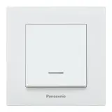 Выключатель Panasonic Karre Plus скрыт. 1кл. с подсветкой IP20 белый (упак.:1шт) (WKTC00022WH-RU)