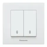 Переключатель Panasonic Karre Plus скрыт. 2кл. IP20 белый (упак.:1шт) (WKTC00112WH-RU)