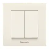 Выключатель Panasonic Karre Plus скрыт. 2кл. IP20 бежевый (упак.:1шт) (WKTC00132BG-RU)