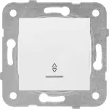 Переключатель Panasonic Karre&Arkedia скрыт. 1кл. с подсветкой IP20 бежевый (упак.:1шт) (WKTT00042WH-RU)
