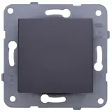 Выключатель Panasonic Karre&Arkedia скрыт. 1кл. с подсветкой IP20 дымчатый (упак.:1шт) (WKTT00022DG-RU)