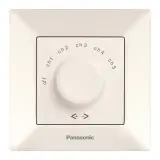 Переключатель каналов Panasonic Arkedia скрыт. 1кл. IP20 бежевый (упак.:1шт) (WMTC05632BG-RU)
