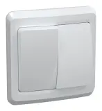 Выключатель IEK Вега скрыт. 2кл. IP20 белый (упак.:1шт) (EVV20-K01-10-DM)
