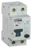 Выключатель автом. дифф. тока IEK MAD25-5-006-C-30 АВДТ 32 Generica 6A тип C 6kA 30мА AC 2П 230В 2мод серый (упак.:1шт)