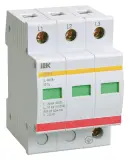 Выключатель автоматический IEK MOP20-3-C 20A тип C 3П 400В 3мод (упак.:1шт)