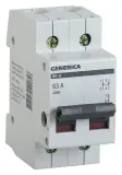Выключатель IEK MNV15-2-063 Generica 63A 2П 400В 2мод белый (упак.:1шт)