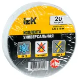 Изолента IEK UIZ-13-10-K01 ш.15мм 20м белый (упак.:1шт) Image