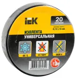 Изолента IEK UIZ-13-10-K02 ш.15мм 20м черный (упак.:1шт) Image