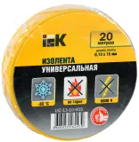 Изолента IEK ш.15мм 20м желтый (упак.:1шт) (UIZ-13-10-K05) Image