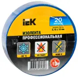 Изолента IEK ш.19мм 20м синий (упак.:1шт) (UIZ-20-10-K07) Image