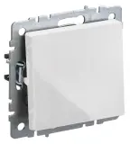 Выключатель IEK Brite ВС10-1-0-БрБ скрыт. 1кл. IP20 белый (упак.:1шт) (BR-V10-0-10-K01) Image