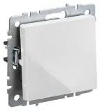 Выключатель IEK Brite ВС10-1-6-БрБ скрыт. 1кл. проходной IP20 белый (упак.:1шт) (BR-V12-0-10-K01)
