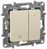 Диммер Legrand Etika скрыт. кноп. IP20 слоновая кость (672318)