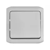 Выключатель Legrand Quteo откр. 1кл. IP44 серый (782330)