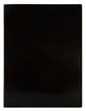 Папка метал.зажим Бюрократ Black&White BWPZ08CBLCK A4 пластик 0.8мм черный/белый