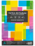 Папка-вкладыш Бюрократ Премиум 013BKPREM тисненые А4+ 40мкм (упак.:100шт) Image