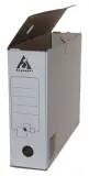 Короб архивный Бюрократ KKA-80WT микрогофрокартон корешок 80мм 255x340x80мм белый