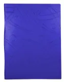 Папка метал.зажим Бюрократ Galaxy -GA07CBLUE A4 пластик 0.7мм синий