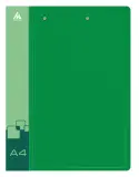 Папка метал.зажим/верх.приж Бюрократ -PZ07D+C A4 пластик 0.7мм торц.карм с бум. встав ассорти Image