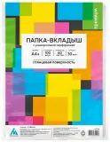 Папка-вкладыш Бюрократ Премиум -013BKAN2 глянцевые А4+ 30мкм (упак.:100шт) Image