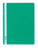Папка-скоросшиватель Durable 2580-05 прозрач.верх.лист боков.перф. пластик зеленый