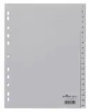 Разделитель индексный Durable 6522-10 A4 пластик 20 индексов 1-20