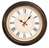 Часы настенные аналоговые Бюрократ WallC-R68P D29см коричневый (WALLC-R68P29/BROWN)