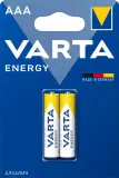 Батарея Varta Energy LR03 Alkaline AAA (2шт) блистер Image