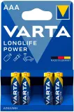 Батарея Varta Longlife power HIGH ENERGY Alkaline LR03 AAA (4шт) блистер Image