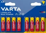 Батарея Varta LongLife Max Power Alkaline LR6 BL5+3 AA (8шт) блистер Image