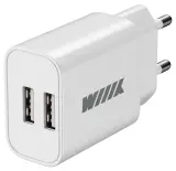 Сетевое зар./устр. Wiiix UNN-1-2-01 2.4A 2xUSB универсальное белый Image