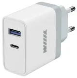 Сетевое зар./устр. Wiiix UNN-4-2-01-QC 3A+2.4A (PD+QC) USB-C/USB-A универсальное белый Image