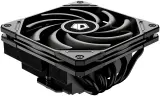 ID-COOLING IS-55 BLACK LGA1700/1200/115X/AM5/AM4 низкопрофильный высота 55mm (18шт/кор, TDP 125W, PWM, 5 тепл.трубок + медная база, FAN 120mm, черный) BOX Image