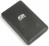 Внешний корпус для HDD/SSD AgeStar 31UBCP3 SATA USB3.1 пластик черный 2.5" Image