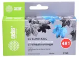 Картридж струйный Cactus CS-CLI481XXLC голубой (12.2мл) для Canon Pixma TR7540/TR8540/TS6140/TS8140 Image