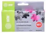 Картридж струйный Cactus CS-CLI481XXLM пурпурный (12.2мл) для Canon Pixma TR7540/TR8540/TS6140/TS8140 Image