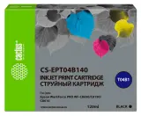 Картридж струйный Cactus CS-EPT04B140 T04B1 черный (120мл) для Epson WorkForce Pro WF-C8190, WF-C8690 Image