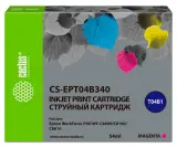 Картридж струйный Cactus CS-EPT04B340 T04B3 пурпурный (54мл) для Epson WorkForce Pro WF-C8190, WF-C8690 Image