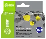 Картридж струйный Cactus CS-EPT2634 26XL желтый (12.4мл) для Epson Expression Home XP-600/605/700/800 Image